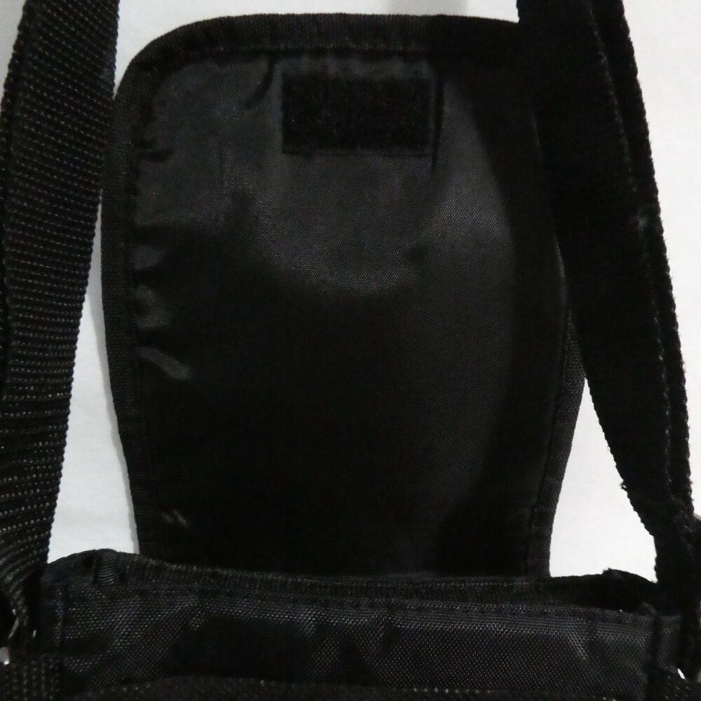 MAINSTAYS | Black Nylon Shoulder Crossbody Camera / Cellphone Bag | NWOT - Picture 7 of 11
